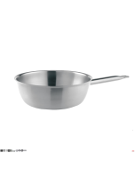 Casseruole un manico a induzione acciaio inox professionale da Ø 16 a 24 cm Master