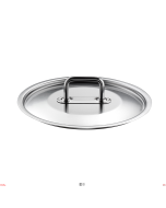 Coperchi con maniglia da Ø 16 a 50 cm acciaio professionale Master