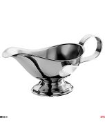 Salsiera con base Cl.22 in acciaio inox 18/10