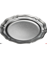 Sottopiatto vassoio inox 18/10 Stone washed tondo Ø 32 cm Chippendale