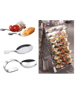 Espositore porta cucchiai Zakouski in Inox Show Food 