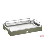 Vassoio portafrutta completo di base colore Salvia