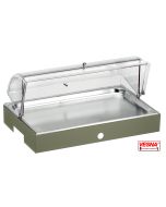 Vassoio affettati refrigerato con cupola e base Salvia Pinti 
