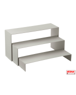 Alzatine salva spazio set 3 pezzi di diverse altezze colore Burro