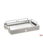 Vassoio portafrutta completo di base colore Burro