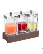 Distributori refrigerati Succhi o Cereali con 3 Brocche opzione 4 colori Caleido