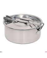 Schiscetta pietanziera portavivande Ø interno 120 x h 57 mm Lt 0,6 gr. 210 Pinti 