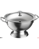 Zuppiera inox 18/10 Stone washed Ø 28 h 15 cm Lt. 6