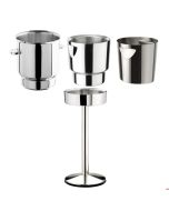 Colonna e porta secchiello Champagne o vino in inox 18/10 Pinti