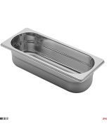 Bacinella Pinti inox 18/10 Gastronorm 2/8 h 100 mm sovrapponibile