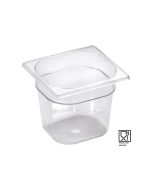 Bacinelle PC Policarbonato GN 1/6 da h mm 65 a 200 sovrapponibili