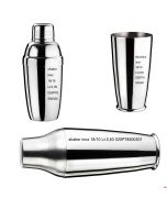 Shaker & Bicchiere per Cocktail inox 18/10