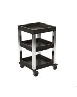 Carrello servizio Bevande 3 piani con gambe inox 50 x 50 x h 94 cm