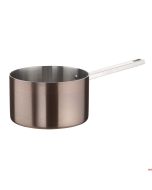 Casseruola trimetallo mezza fonda Ø 16 h 10 cm un manico inox 18/10 Century