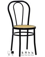 Sedia in acciaio verniciato, polipropilene 4 pezzi