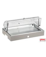 Vassoio affettati refrigerato con cupola e base Burro Pinti