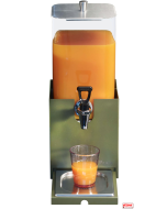 Distributore succhi da 7 Litri più la base in acciaio laccata Salvia Burro Caffè Carbone