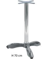 Base tavolo alluminio e piedini regolabili H cm 70
