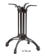 Basamento per tavolo stilizzato 4 gambe, verniciato H 70 cm