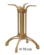 Basamento 4 gambe verniciato bambù H 70 cm