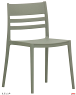 Sedie struttura polipropilene rinforzata opzione 4 colori 4 pezzi