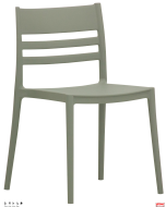 Sedia struttura polipropilene rinforzata opzione 4 colori -V-Verde