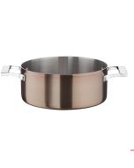 Casseruola trimetallo bassa Ø 20 h 7,5 cm inox 18/10 Pinti Century