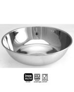 Scodella detenuti in acciaio inox 18/10 Lt. 1,2 Ø 20 x h 5 cm Pinti