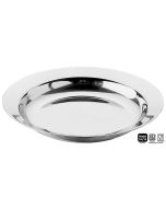 Piatto fondo Inox 18/10 Ø 22 h 2,9 cm spessore mm 0,8