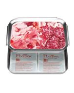 Vassoio refrigerante 50 cm rettangolare inox 18/10 Pinti