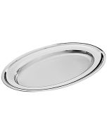 Piatto da portata ovale bordato pesante cm 85x58 spessore 1,2 mm