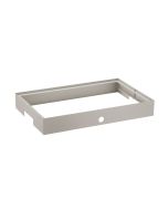 Base bassa acciaio verniciato colore Burro h 7,5 cm