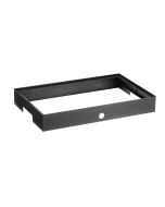 Base bassa acciaio verniciato colore Carbone h 7,5 cm