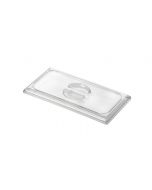 Coperchio plastica per bacinella gelato 33x16,5 cm 