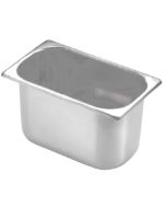 Bacinelle Inox per gelato cm 25,8 x 15,7 scegli altezza