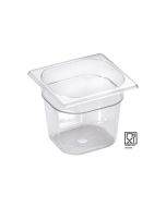 Bacinelle in PP Policarbonato 1/6 h da 65 a 200 mm  confezione 24 Pz