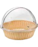 Cesta Pane paglia rotonda con cupola 48 x h 12 cm Buffet Pinti