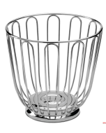Cestino agrumi in filo ø 21x h20 cm acciaio Inox