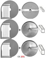 Dischi per chips ondulati spessore da 6 a 10 per Chef 300-400