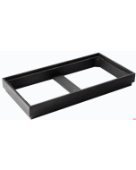 Cornice legno massello Nera 20x40xh 5 cm Domino