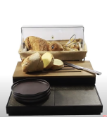 Espositore pane set completo x Buffet 40 x 60 cm wengè