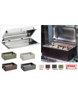 Scaldavivande professionali riscaldati senza energia elettrica opzione colori Salvia, Burro, Caffè, Carbone