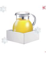 Portacaraffa inox 18/10 per succhi +caraffa refrigerato completo 