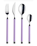 Servizio posate Matite da 24 pz lilla con scatola regalo 