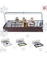 Vetrinette refrigerate per Burro e Marmellata da banco C/base