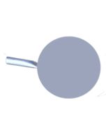 Pala per pizza tonda in alluminato del Ø 20 cm con manico corto