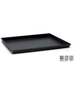 Teglia pizza in ferro blu bordi inclinati 40 x 30 cm