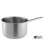 Casseruola fonda un manico Ø 16 cm inox 18/10 Catering Expo Hotel