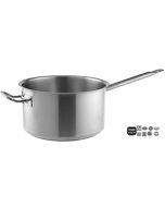 Casseruola fonda Ø 24 cm un manico e maniglia inox 18/10 Catering Expo Hotel
