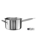 Casseruola fonda Inox 1 manico e maniglia Ø 24xh14,5 cm Lt. 6,25 Tender